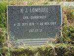 LOMBARD H.J. nee CAIRNCROSS 1870-1963