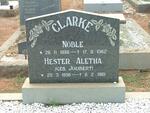 CLARKE Hester Aletha nee JOUBERT 1896-1981
