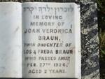 BRAUN Joan Veronica -1926