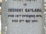 GAYLARD Herbert 1876-1947