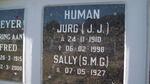 HUMAN J.J. 1910-1998 & S.M.G. 1927-