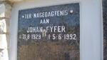 FYFER Johan 1929-1992