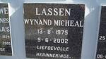 LASSEN Wynand Micheal 1975-2002