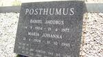 POSTHUMUS Daniel Jacobus 1904-1977 & Maria Johanna 1908-1995