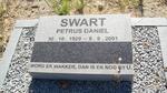 SWART Petrus Daniel 1929-2001