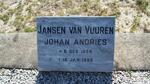 VUUREN Johan Andries, Jansen van 1959-1985
