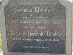 BEUKES Jacobus Hendrik 1860-1949 & Susanna Elizabeth ERASMUS 1860-1944