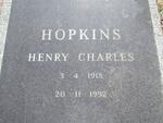 HOPKINS Henry Charles 1918-1992