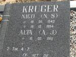 KRUGER N.S. 1942-1994 & A.J. 1951-