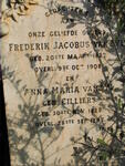 ZYL Frederik Jacobus, van 1827-1908 & Anna Maria CILLIERS 1829-1897