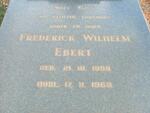 EBERT Frederick Wilhelm 1898-1968
