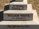 WHITE William -1903