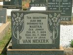 NIEKERK Martha. van nee JONKER 1924-1966