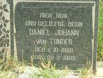 TONDER  Daniel Johann, van 1959-1969