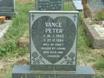 VANCE Peter 1933-1995