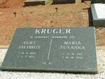 KRUGER Gert Jacobus 1899-1975 & Maria Susanna 1910-1990