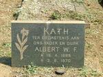 KATH Albert W.F. 1885-1970