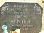 VENTER Frieda 1954-1987