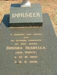 VORSTER Susara Isabella nee SMITH 1923-1970
