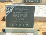 KRUGER Anna Maria 1893-1976