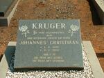 KRUGER Johannes Christiaan 1895-1986