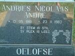 OELOFSE Andries Nicolaas André 1961-1983