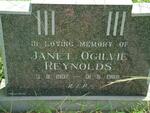 REYNOLDS Janet Ogilvie 1907-1988