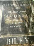 RILEY Stoffelina J. 1913-1984