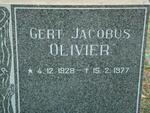 OLIVIER Gert Jacobus 1928-1977