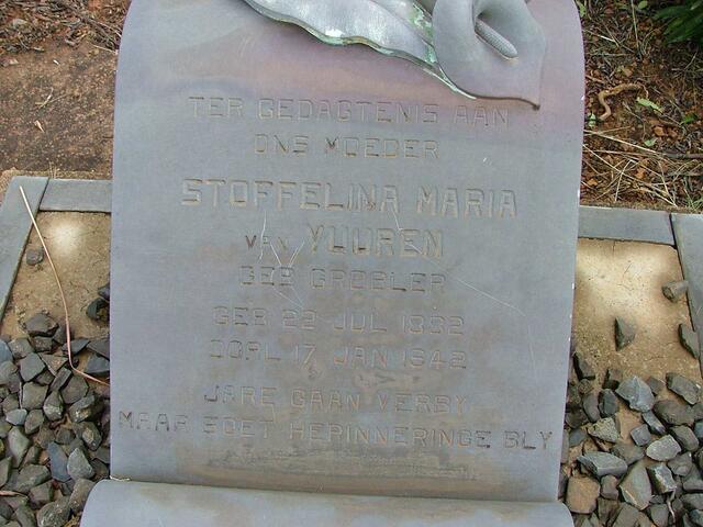 VUUREN Stoffelina Maria, van nee GROBLER 1882-1942