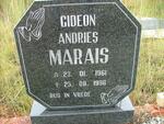 MARAIS Gideon Andries 1961-1996