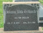TERBLANCHE Johanna Alida nee VAN ONSELEN 1873-1968