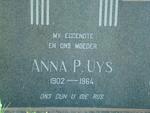 UYS Anna P. 1902-1964