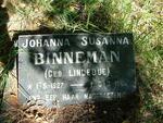 BINNEMAN Johanna Susanna nee LINDEQUE 1927-1986