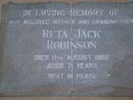 ROBINSON Reta Jack -1966