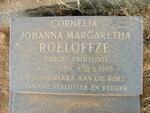 ROELOFFZE Cornelia Johanna Margaretha nee PRINSLOO 1909-1985