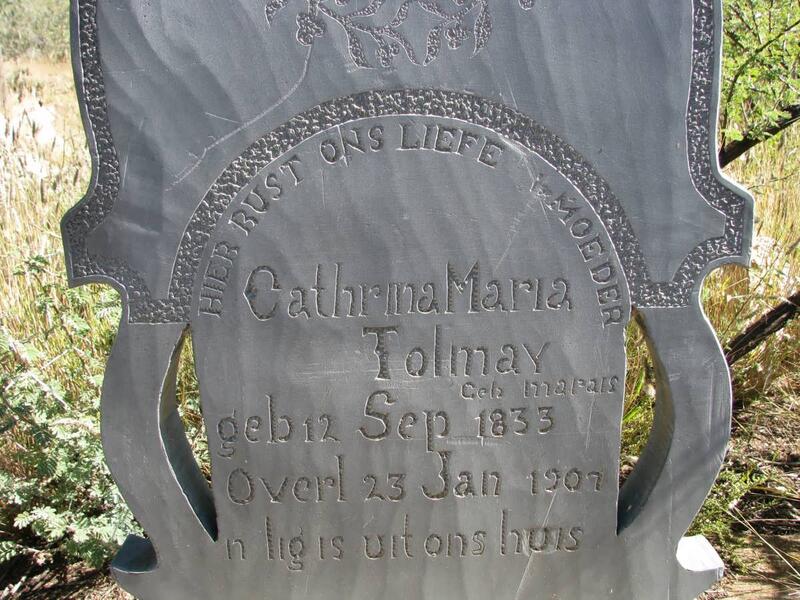 TOLMAY Cathrina Maria nee MARAIS 1833-1907