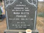 PRINSLOO Maria Aletta 1892-1981