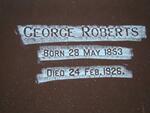 ROBERTS George 1853-1926