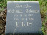 UIJS Gertuida Johanna 1900-1986