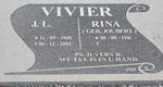 VIVIER J.L. 1940-2002 & Rina JOUBERT 1941-