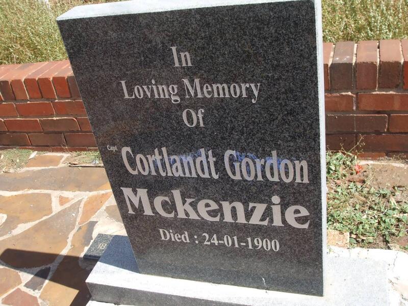McKENZIE Cortlandt Gordon -1900