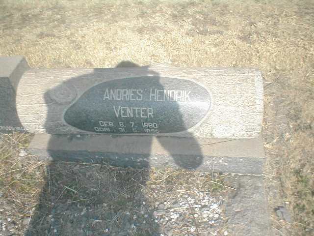 VENTER Andries Hendrik 1880-1955