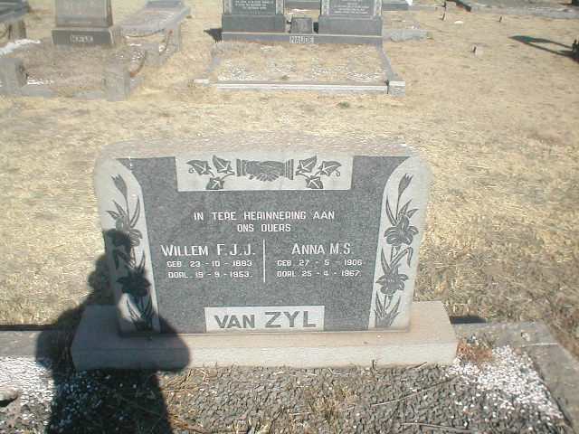 ZYL Willem F.J.J., van 1893-1953 & Anna M.S. 1906-1967