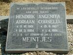 MEINTJES Hendrik Adriaan 1901-1984 & Angenita Cornelia 1907-1991