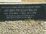 MALAN Jacobus Nicolaas 1884-1958