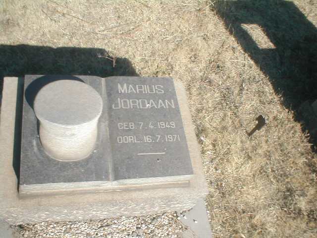 JORDAAN Marius 1949-1971