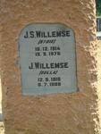 WILLEMSE J.S. 1914-1976 & J. 1918-1989