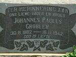 GROBLER Johannes Paulus 1882-1942