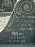 WILLEMSE Mattheus Gerhardus 1906-1965